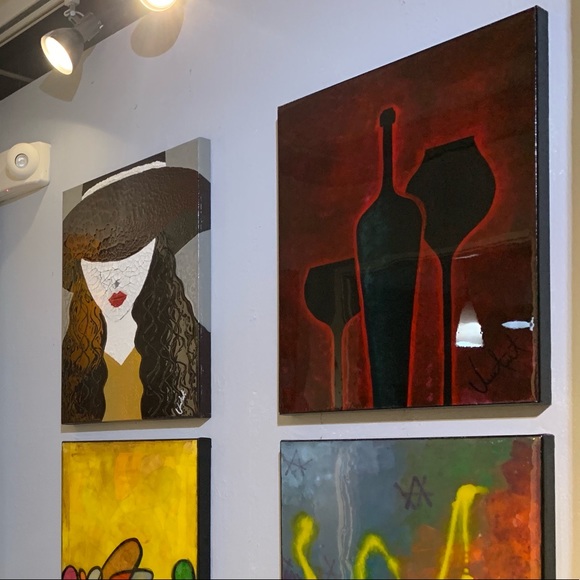 Wonderlust mixed media on canvas - Picture 2 of 6